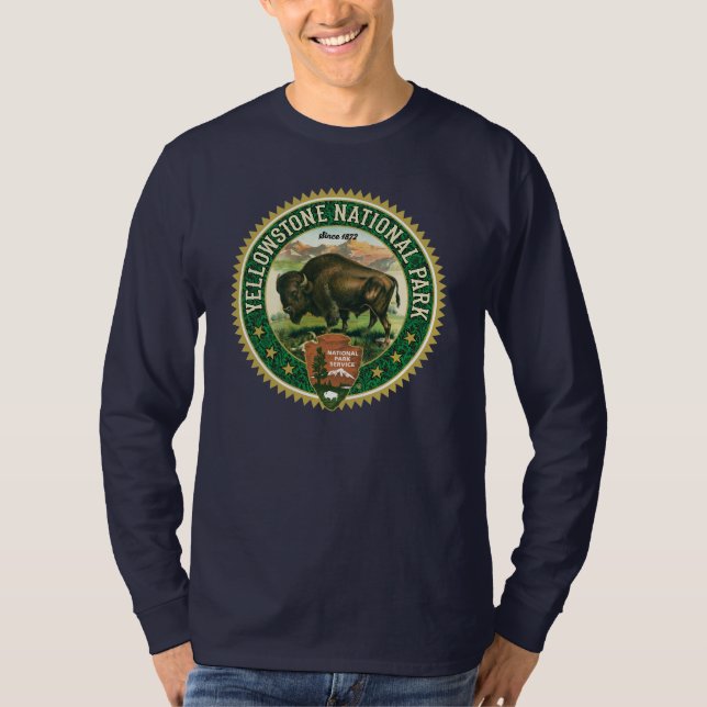 Yellowstone-Nationalpark T-Shirt (Vorderseite)