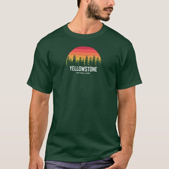 Yellowstone Nationalpark T-Shirt (Vorderseite)