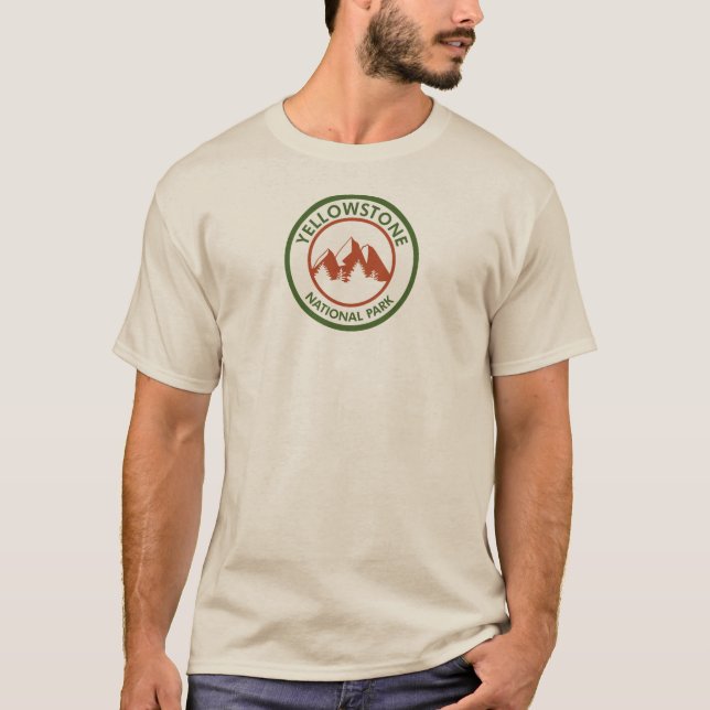 Yellowstone-Nationalpark T-Shirt (Vorderseite)