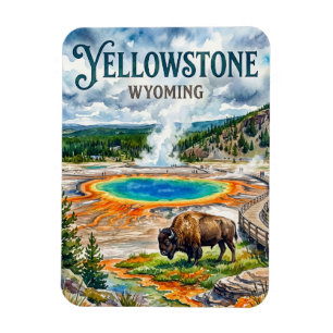 Yellowstone-Nationalpark USA Magnet