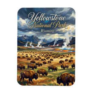 Yellowstone-Nationalpark USA Magnet
