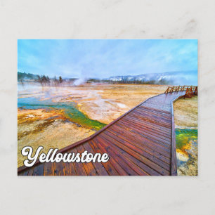 Yellowstone Nationalpark, Vereinigte Staaten Postkarte