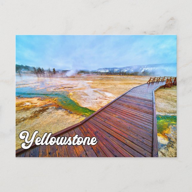 Yellowstone Nationalpark, Vereinigte Staaten Postkarte (Vorderseite)