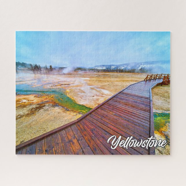 Yellowstone Nationalpark, Vereinigte Staaten Puzzle (Horizontal)