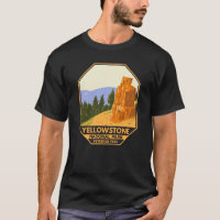 Yellowstone Nationalpark versteinerte Bäume Vintag