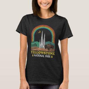 Yellowstone Nationalpark Vintag 70er 80er Camping T-Shirt