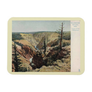 Yellowstone-Nationalpark, Vintag Magnet