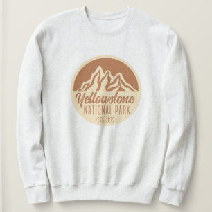 Yellowstone Nationalpark Wandern Camping Sweatshirt