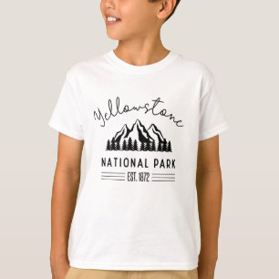 Yellowstone Nationalpark Wandern Camping T-Shirt