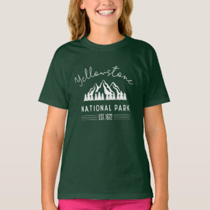 Yellowstone Nationalpark Wandern Camping T-Shirt