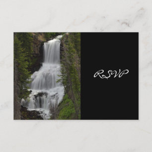 Yellowstone Nationalpark Wasserfall Hochzeit RSVP