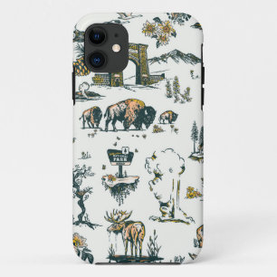 Yellowstone Nationalpark Wildlife Patches Case-Mate iPhone Hülle