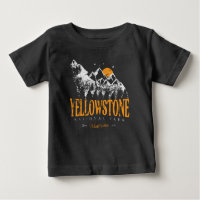 Yellowstone Nationalpark Wolf Berge Vintag