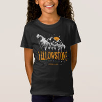 Yellowstone Nationalpark Wolf Berge Vintag