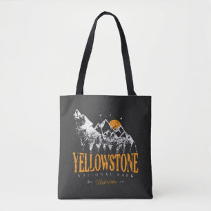 Yellowstone-Nationalpark Wolf Mountains Vintage 
