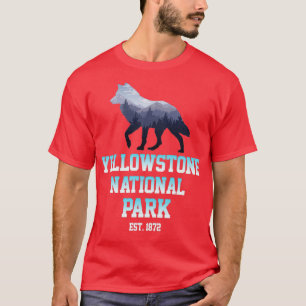Yellowstone Nationalpark Wolf T-Shirt