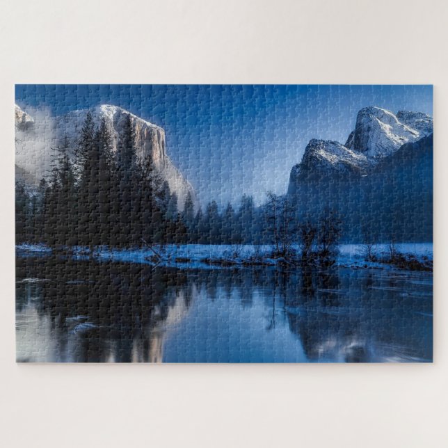 Yellowstone Nationalpark Wunderschöne Landschaft Puzzle (Horizontal)