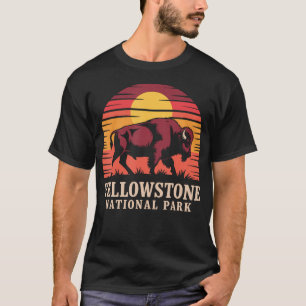 Yellowstone Nationalpark Wyoming Büffel Bison T-Shirt