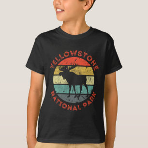 Yellowstone Nationalpark Wyoming Elch Wandern Vin T-Shirt