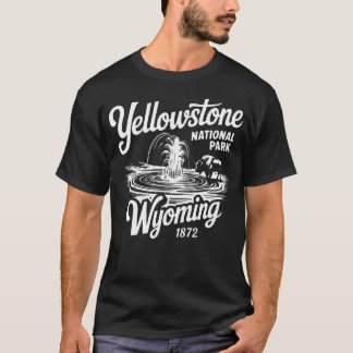 Yellowstone Nationalpark Wyoming Geysir USA T-Shirt