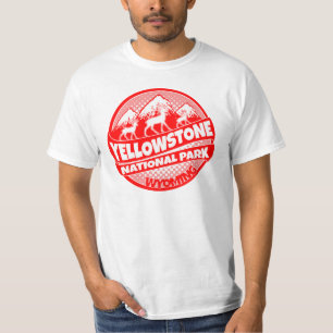 Yellowstone Nationalpark Wyoming-Logo T-Shirt