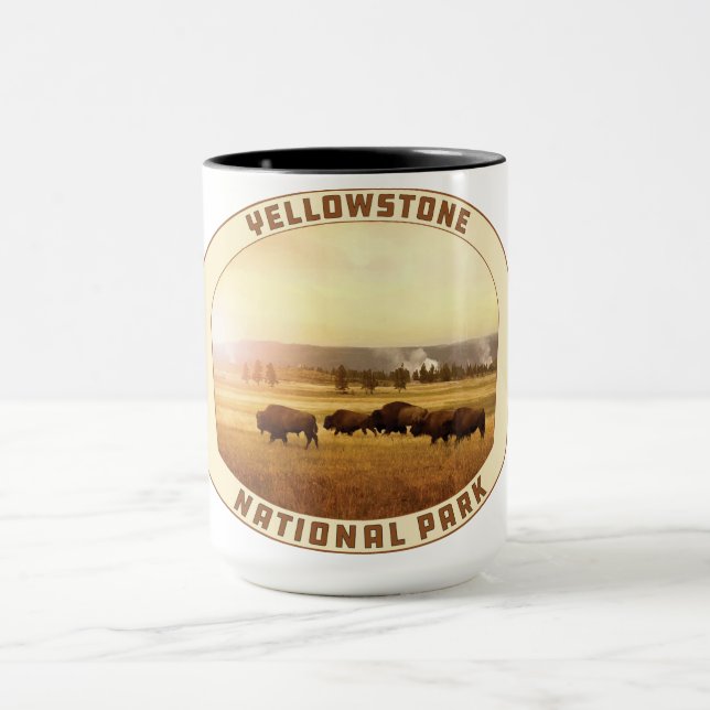 Yellowstone Nationalpark Wyoming Montana Idaho Tasse (Zentrum)