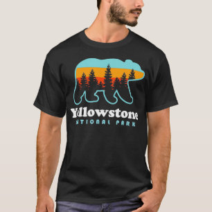 Yellowstone Nationalpark Wyomoming Bear Men Women  T-Shirt