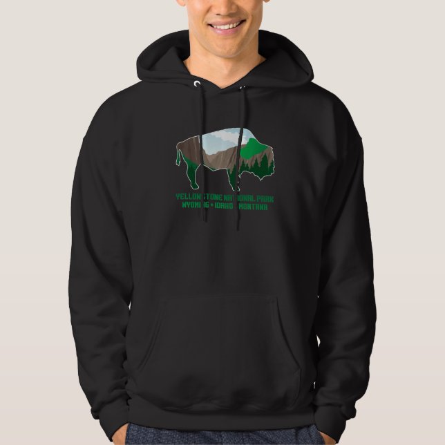 Yellowstone Nationalpark Yellowstone Hoodie (Vorderseite)