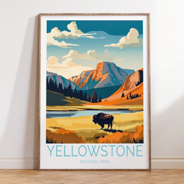 Yellowstone Nationalpark, Yellowstone Poster, Yel Poster (Von Creator hochgeladen)