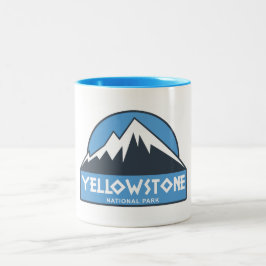Yellowstone-Nationalpark Zweifarbige Tasse