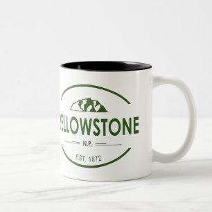Yellowstone-Nationalpark Zweifarbige Tasse