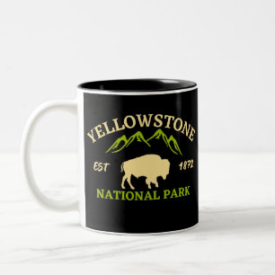 Yellowstone-Nationalpark Zweifarbige Tasse