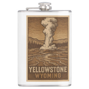 Yellowstone Nationalparkflasche Flachmann