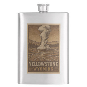 Yellowstone Nationalparkflasche Flachmann