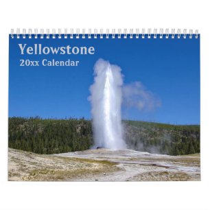 Yellowstone Nationalparkkalender Kalender
