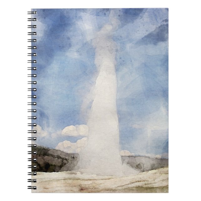 Yellowstone-Notebook, National Park Journal Notizblock (Vorderseite)