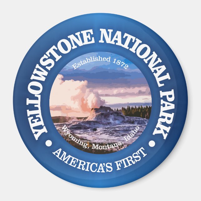 Yellowstone NP 2 Magnet (Vorne)