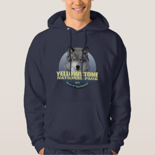 Yellowstone NP (Grauer Wolf)2 WT Hoodie