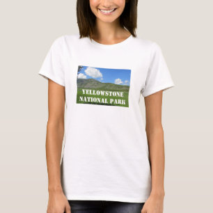 Yellowstone NP Green Valley Foto National Park T-Shirt