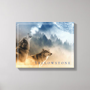 Yellowstone Park American Leinwand Art