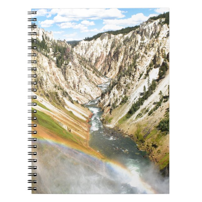 Yellowstone-Park senken Fälle Notizblock (Vorderseite)