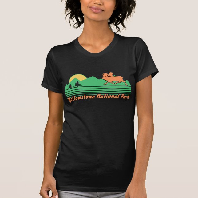 Yellowstone Park T-Shirt (Vorderseite)