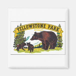 Yellowstone Park, Wyoming Magnet