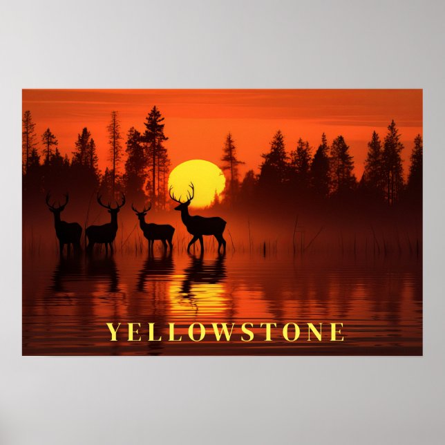 Yellowstone Poster Art (Vorne)
