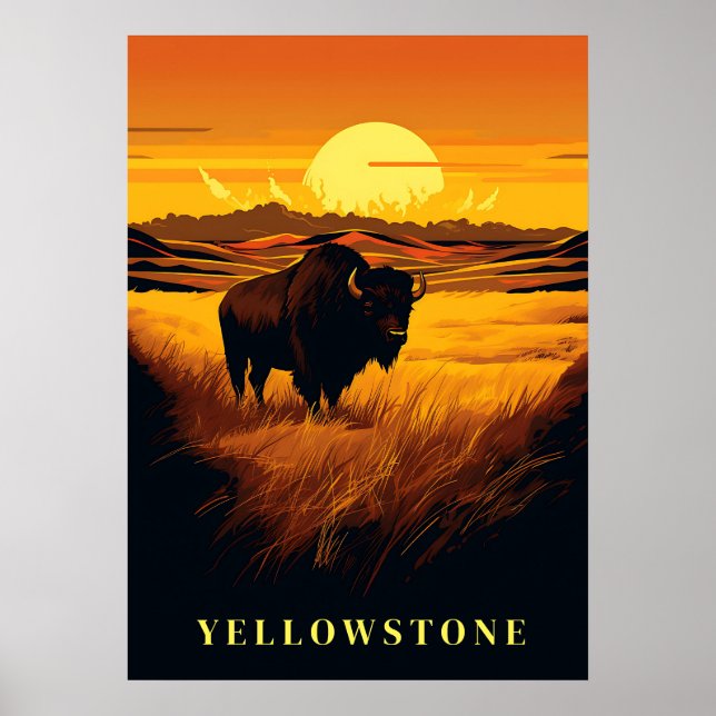 Yellowstone Poster Art (Vorne)