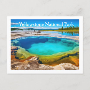 Yellowstone Postkarte