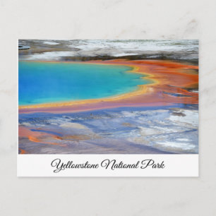 Yellowstone Prismatischer Frühlingsschwund Postkar Postkarte