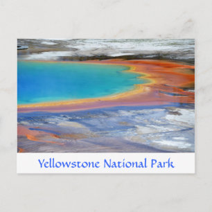 Yellowstone Prismatischer Frühlingsschwund Postkar Postkarte
