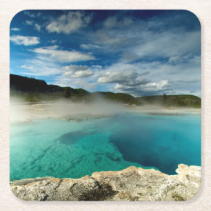 Yellowstone Rechteckiger Pappuntersetzer