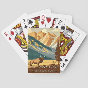 Yellowstone Reise Spielkarten